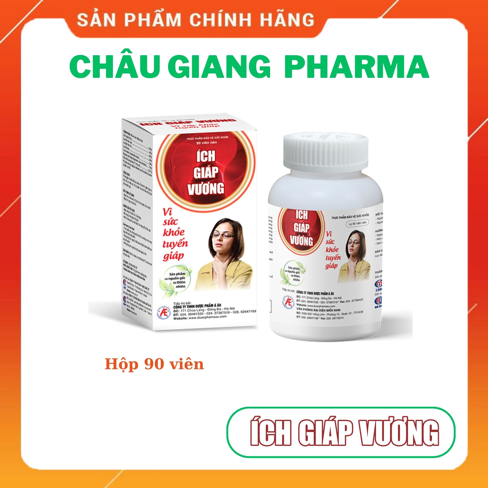 Ích Giáp Vương 90 viên (Mua 2 lọ tích điểm tặng 01 hộp 30 viên)